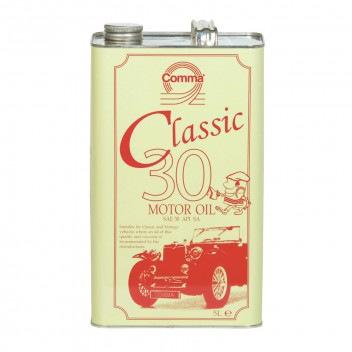 Comma Classic 30 Motor Oil - 5 Litres Image for Comma Classic 30 Motor Oil - 5 Litres
