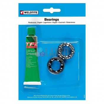Weldtite Caged Race Ball Bearings with Grease - 5/32" Image for Weldtite Caged Race Ball Bearings with Grease - 5/32"