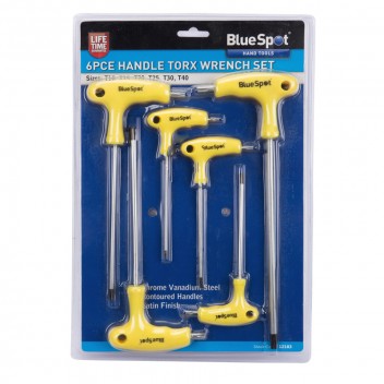 Blue Spot T-Handle Torx Driver Set - 6 Piece Image for Blue Spot T-Handle Torx Driver Set - 6 Piece